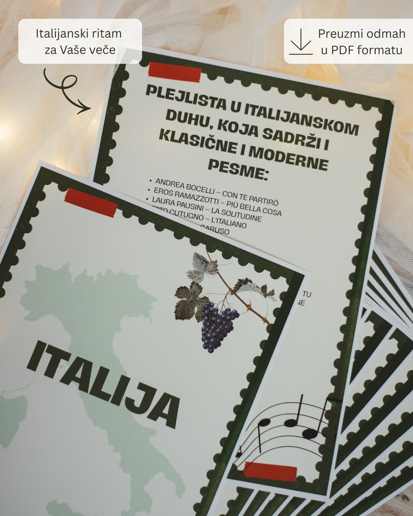 Italija-tematsko veče za parove