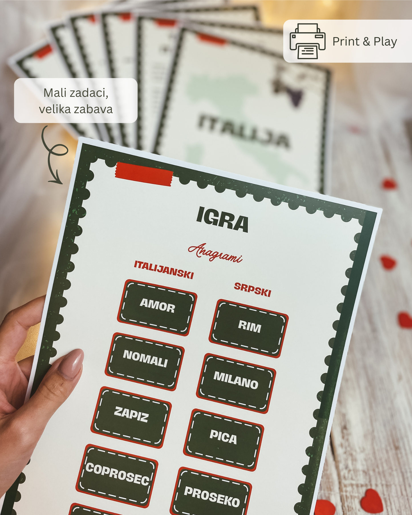 Italija-tematsko veče za parove