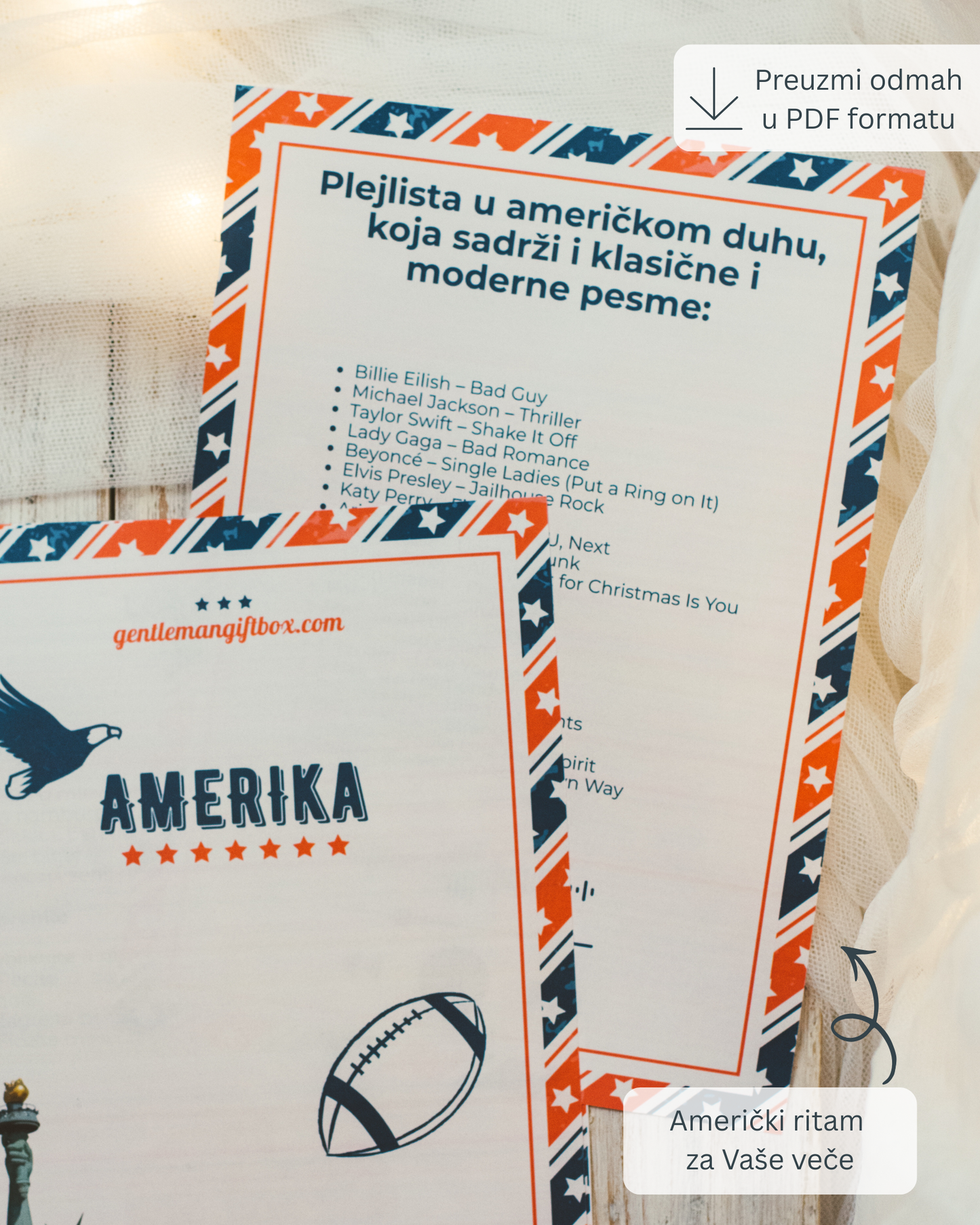 Amerika - tematsko veče za parove