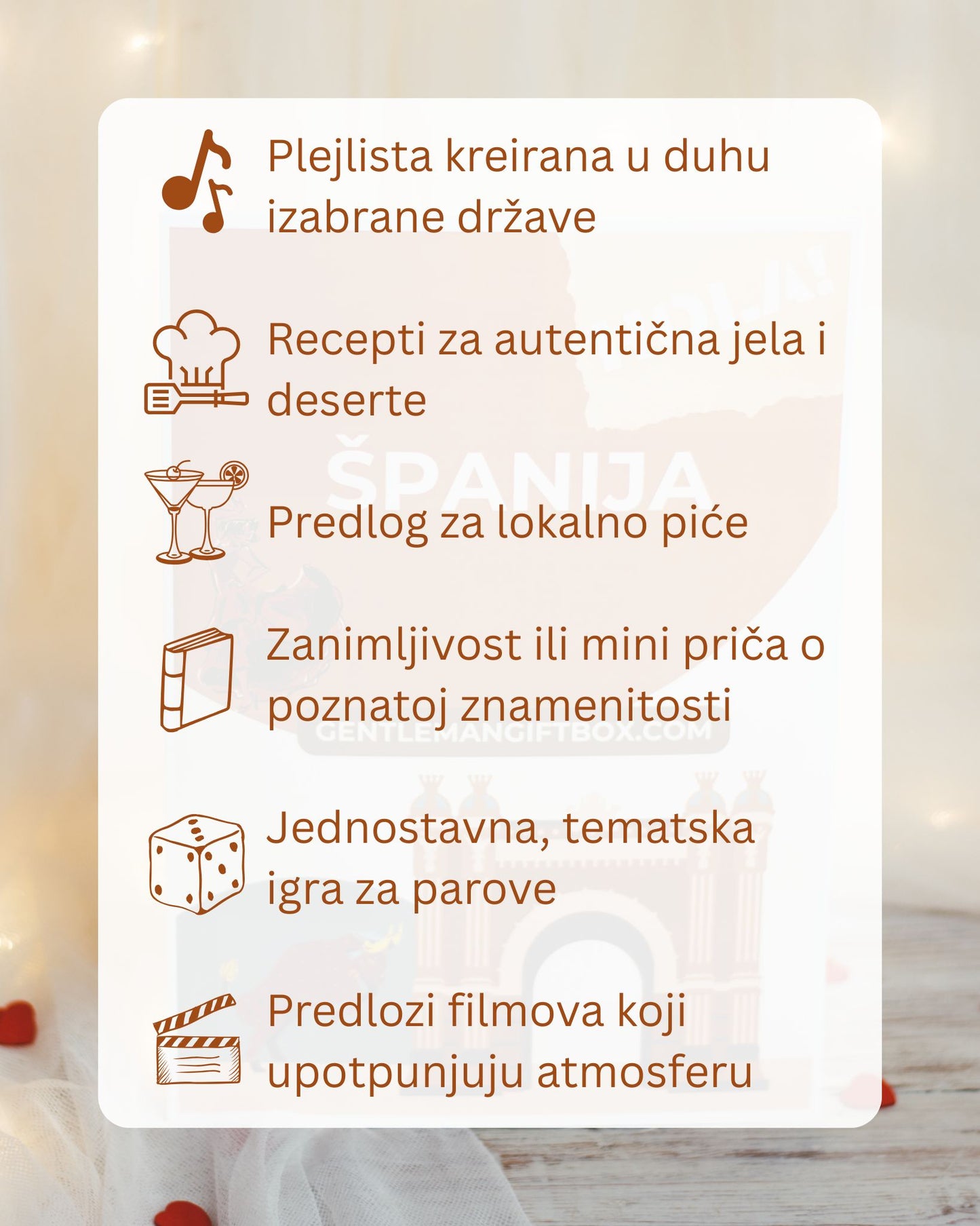 Španija-tematsko veče za parove