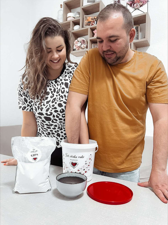 Modlica - Set otiska ruke za parove